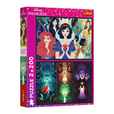 Trefl 2-in-1 Disney Princess: Magical Princesses 2 Puzzle - 200 Pcs | 13317